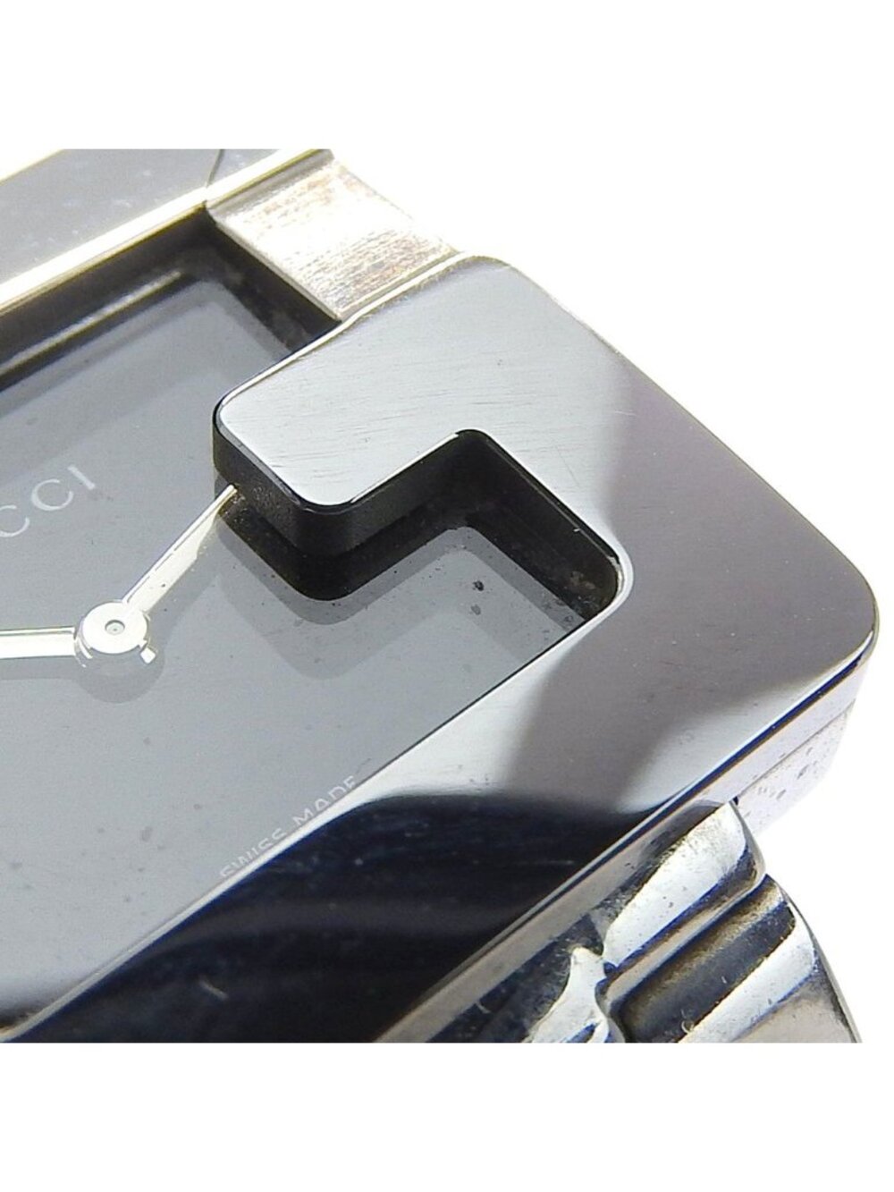 Gucci Stainless Steel Quartz Analog Display Black Dial Watch - Picture 7 of 8